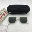 Gold Metal Frame Sunglasses Free shipping 674