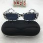 White and Black Frame Sunglasses Free shipping 676
