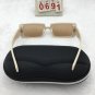 Punk Cream Frame Sunglasses Free shipping 688