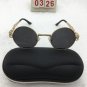 SteamPunk Gold Metal Frame Sunglasses Free shipping 690