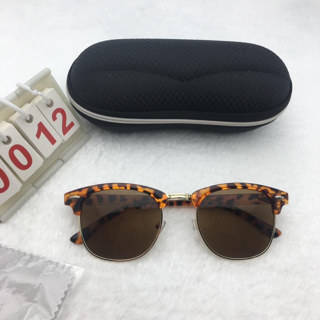 Leopard Frame Sunglasses Free shipping 691