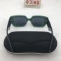 Black Green Frame Sunglasses Free shipping 707