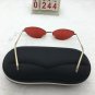 Punk Gold Frame Sunglasses Free shipping 736