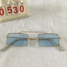 Punk Gold Frame Sunglasses Free shipping 748