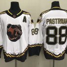 David Pastrnak Boston Bruins hockey Jersey White Throwback Free shipping