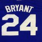 Men's Los Angeles Dodgers Kobe Bryant 8 +24 Baseball jersey Free shipping