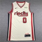 Damian Lillard Portland Trail Blazers Jersey Cream Free shipping