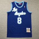Kobe Bryant  Lakers Men's Jersey Blue Throwback Free shipping