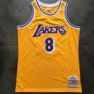 Kobe Bryant  Lakers Men's Jersey Yellow Throwback Free shipping