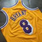 Kobe Bryant  Lakers Men's Jersey Yellow Throwback Free shipping