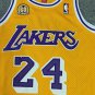 Kobe Bryant  Lakers Men's Jersey Yellow Free shipping