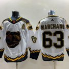 Brad Marchand Boston Bruins hockey Jersey White Throwback Free shipping