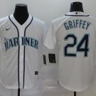 Ken Griffey Jr  Seattle Mariners Baseball Jerseys white