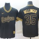 Los Angeles Dodgers 35 Cody Bellinger Black Gold Baseball Jersey