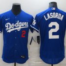 Tommy Lasorda Los Angeles Dodgers Baseball Jerseys Blue