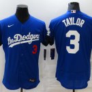 Chris Taylor Los Angeles Dodgers Baseball Jerseys Blue