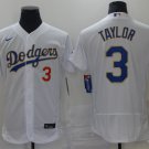 Chris Taylor Los Angeles Dodgers Baseball Jerseys White
