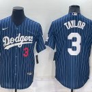 Chris Taylor Los Angeles Dodgers Baseball Jerseys Blue Vintage