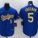 Freddie Freeman Los Angeles Dodgers Baseball Jerseys Golden Royal