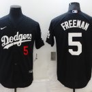 Los Angeles Dodgers Freddie Freeman Baseball Jerseys Black
