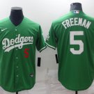 Freddie Freeman Los Angeles Dodgers Baseball Jerseys Greeen
