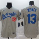 Max Muncy Los Angeles Dodgers Baseball Jerseys Gray Throwback