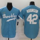Los Angeles Dodgers Jackie Robinson Baseball Jerseys Light blue