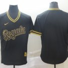 Los Angeles Dodgers Blank Black Gold Baseball Jersey