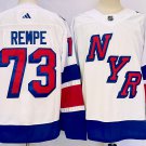 New York Rangers 73 Matt Rempe Stadium Series White Ice Hockey Jersey
