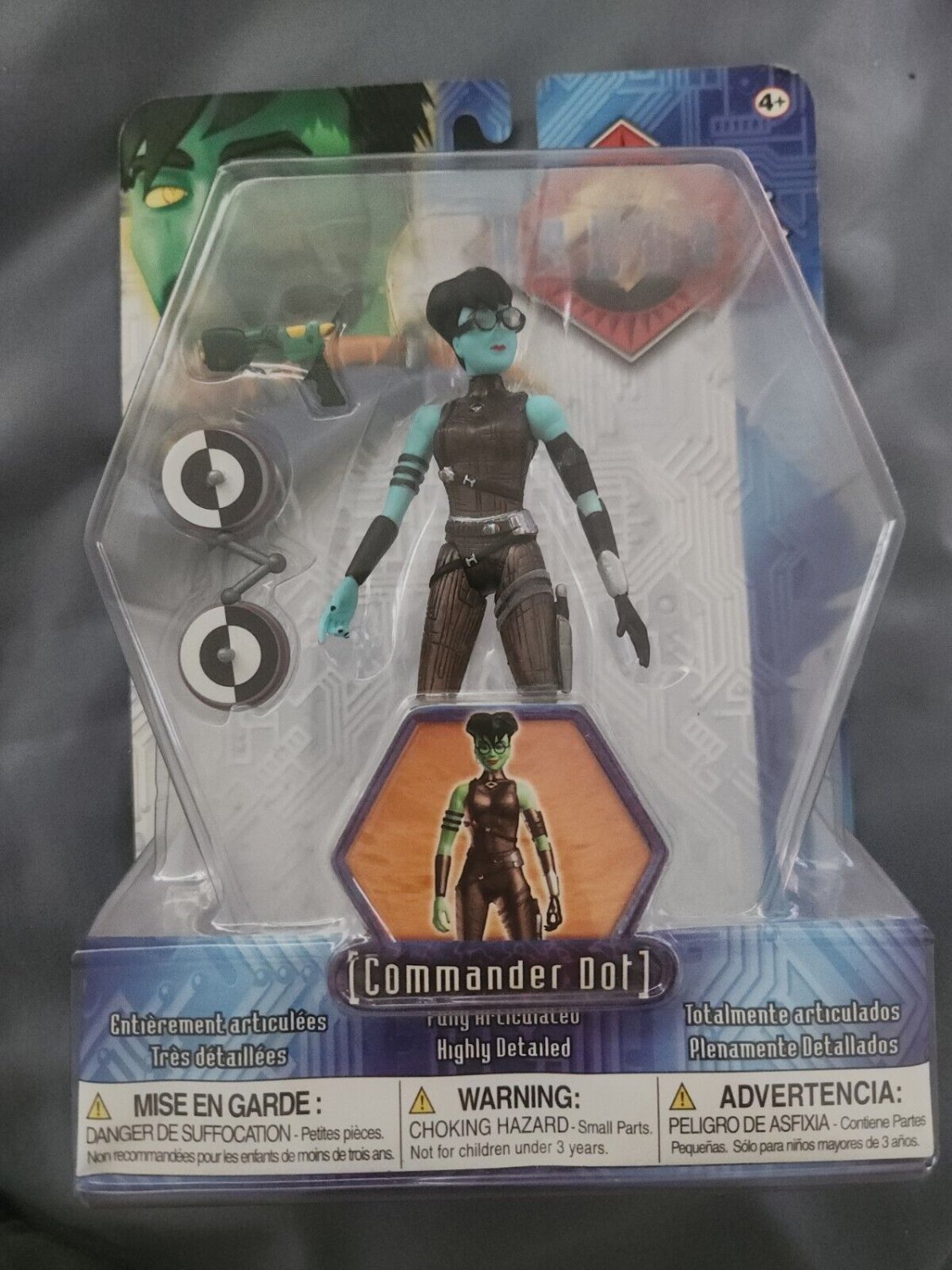 2001 Irwin Toy REBOOT Commander Dot Figure 5 Inch Sealed