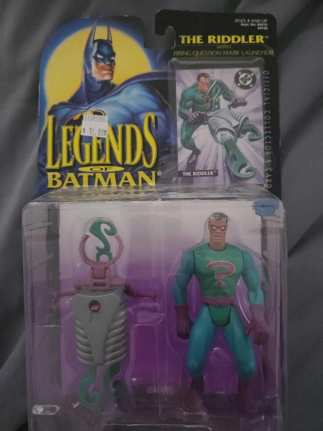 Kenner The Riddler with Firing Question Launcher Legend of Batman Action Figure