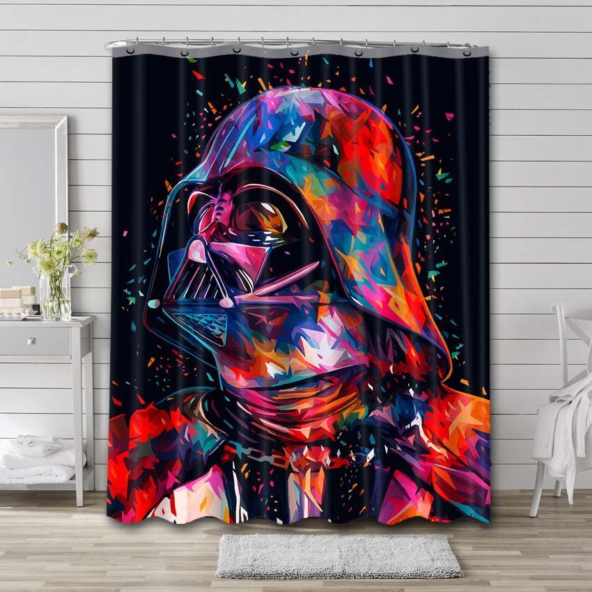 Star Wars Darth Vader Aesthetics Shower Curtain Bathroom Decoration