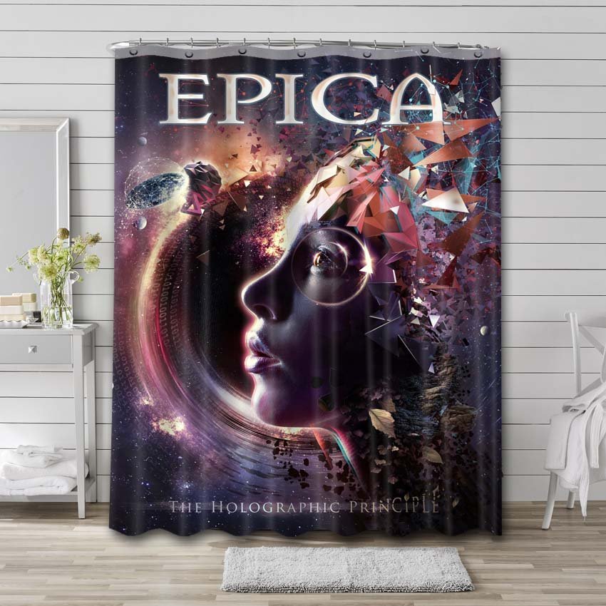 Epica The Holographic Principle Shower Curtain Waterproof Polyester