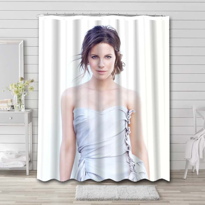 Kate Beckinsale Movies Shower Curtain Bathroom Decoration