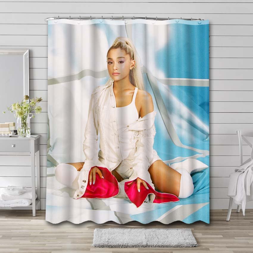 Ariana Grande Photoshoot Shower Curtain Bathroom Decoration