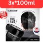 3x Elegance Plus Black Hair Gel 100ml - Cover White Hair Original