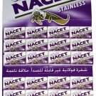 Gillete NACET STAINLESS Double Edge Razor Blades DE Shaving Barber Russia 100pcs