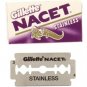 Gillete NACET STAINLESS Double Edge Razor Blades DE Shaving Barber Russia 100pcs