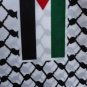 Palestine satin scarf, length 136 cm, width 13 cm