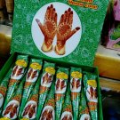 12 Pc's Amar's Instant Henna Cone Black