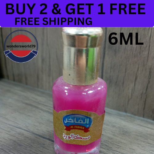 Musk Al Tahara 12ml Rose Musk Oil High Quality Thick Perfume مسك الورد الفاخر