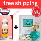 Aqeeq Musk Al Tahara 20ml Powder Oil+ Musk Al Tahara Kiss Beauty 35ml Tropicana