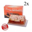 2X HEMANI Fleur Papaya With Black Seed Herbal Soap - 100gm
