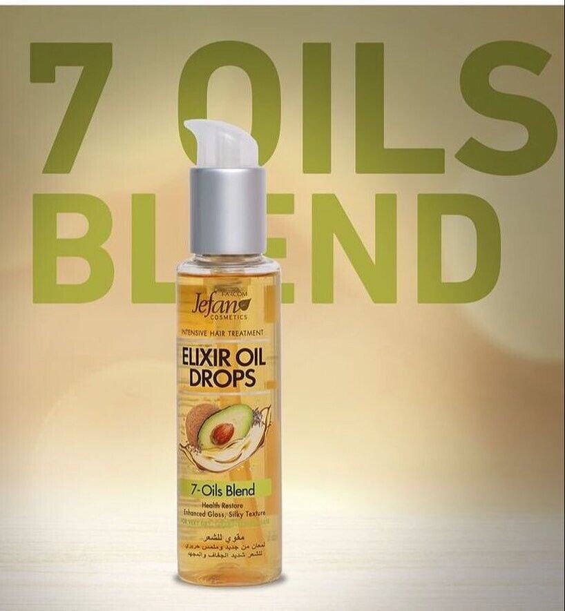 Jefan Elixir Oil Drops 7-Oils Blend Intensive hair Treatment (100 ml)