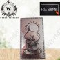 Hanzala shape engraved on a piece of aluminum On a piece of magnet 9cm*6cm