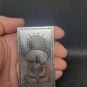 Hanzala shape engraved on a piece of aluminum On a piece of magnet 9cm*6cm
