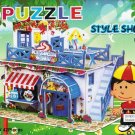 3D PUZZLE OF HOUSE ( 4 SHEETS ) (LX-322)
