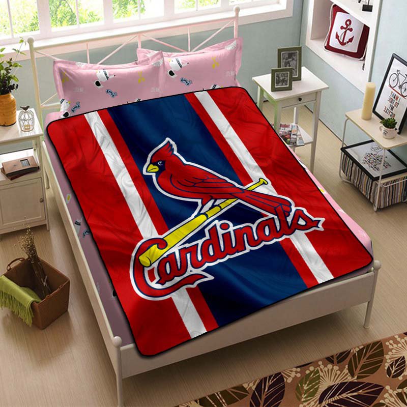 St. Louis Cardinals Blanket Throw Fleece Quilt