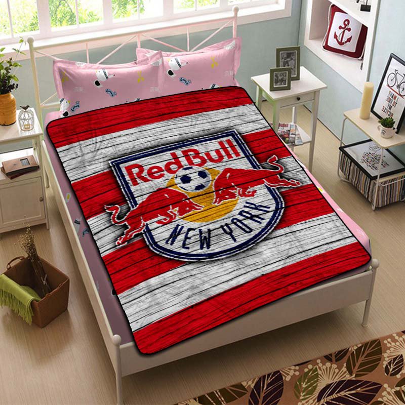 New York Red Bulls Blanket Throw Fleece Quilt