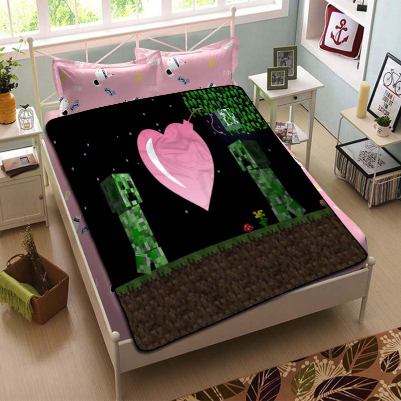 Minecraft Creeper Blanket Throw Cooling Sheet